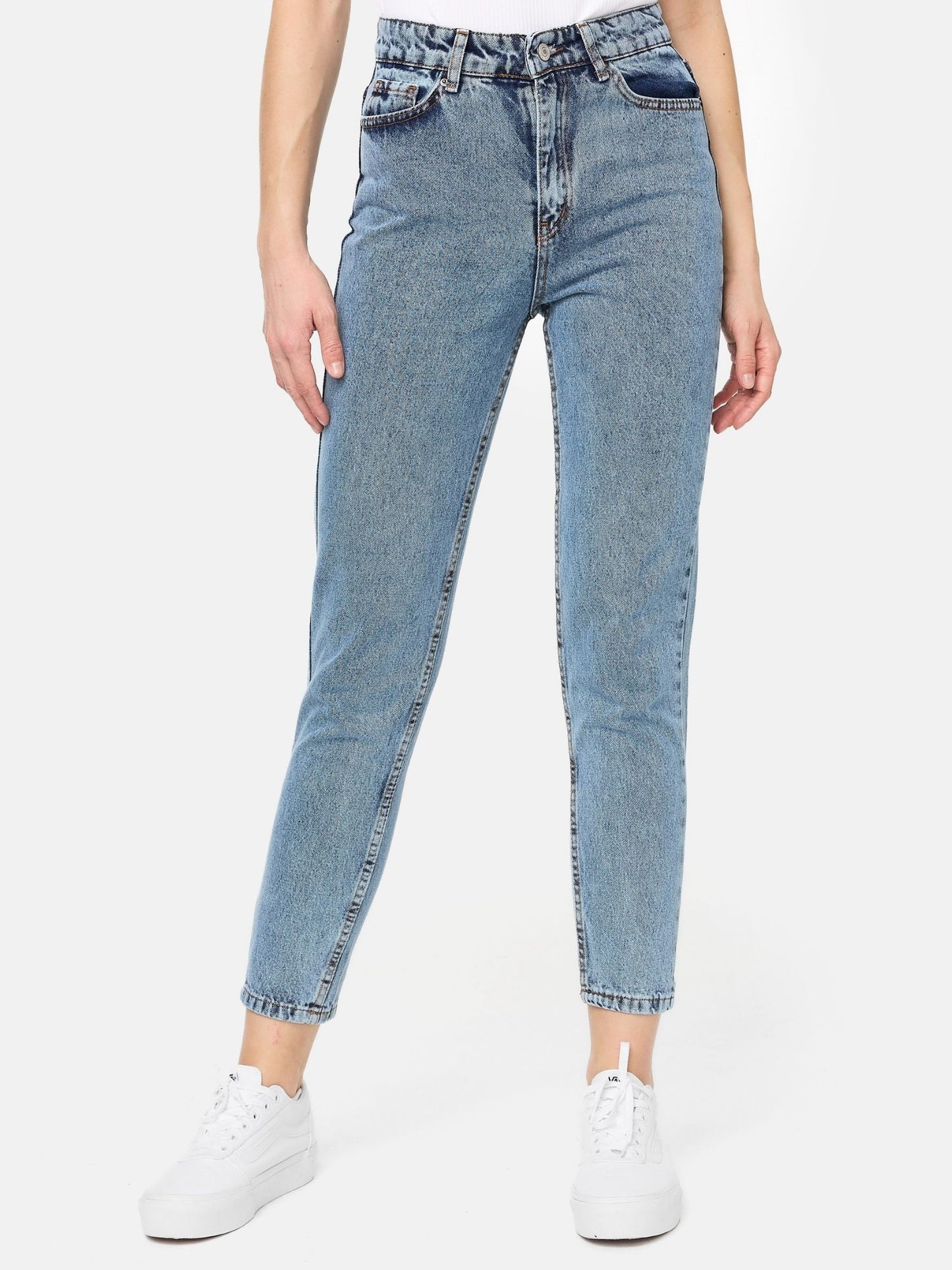 Tazzio Damen Mom Fit Jeans F129