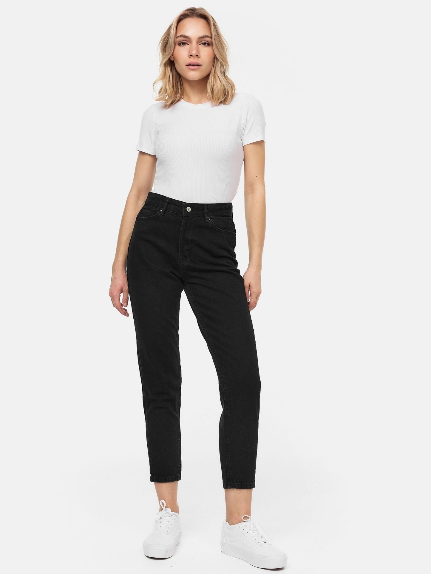 Tazzio Damen Mom Fit Jeans F129