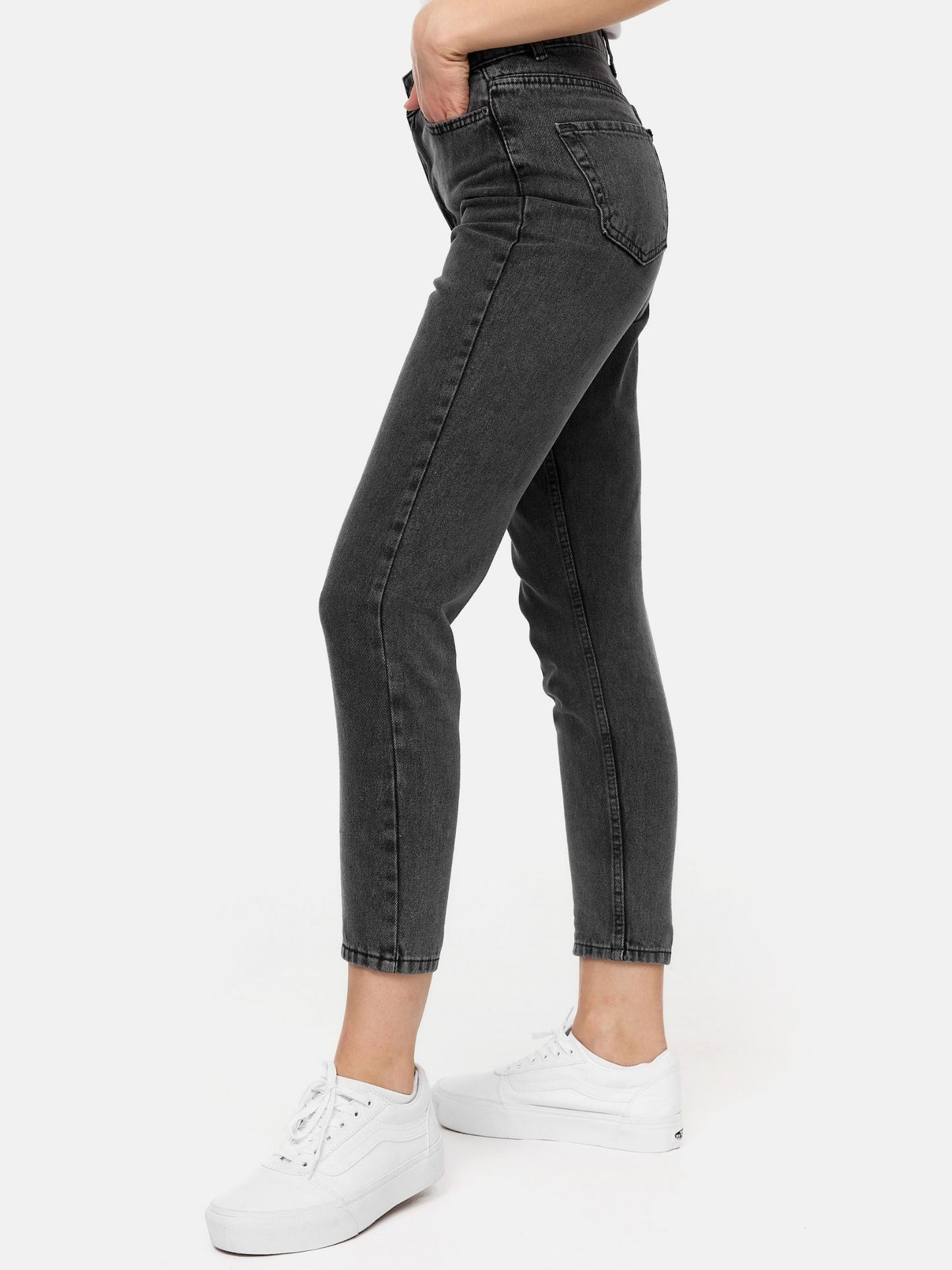 Tazzio Damen Mom Fit Jeans F129