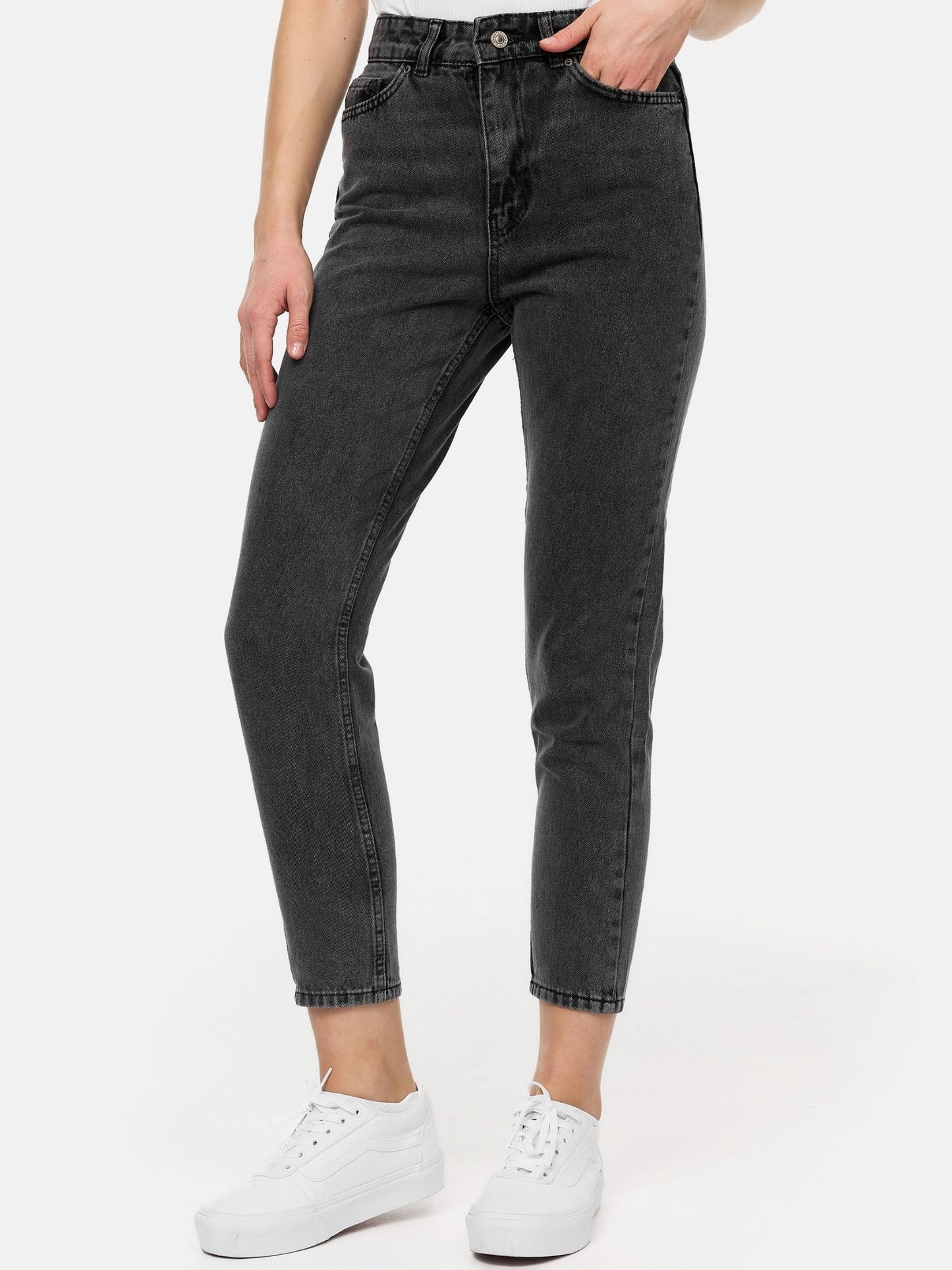 Tazzio Damen Mom Fit Jeans F129