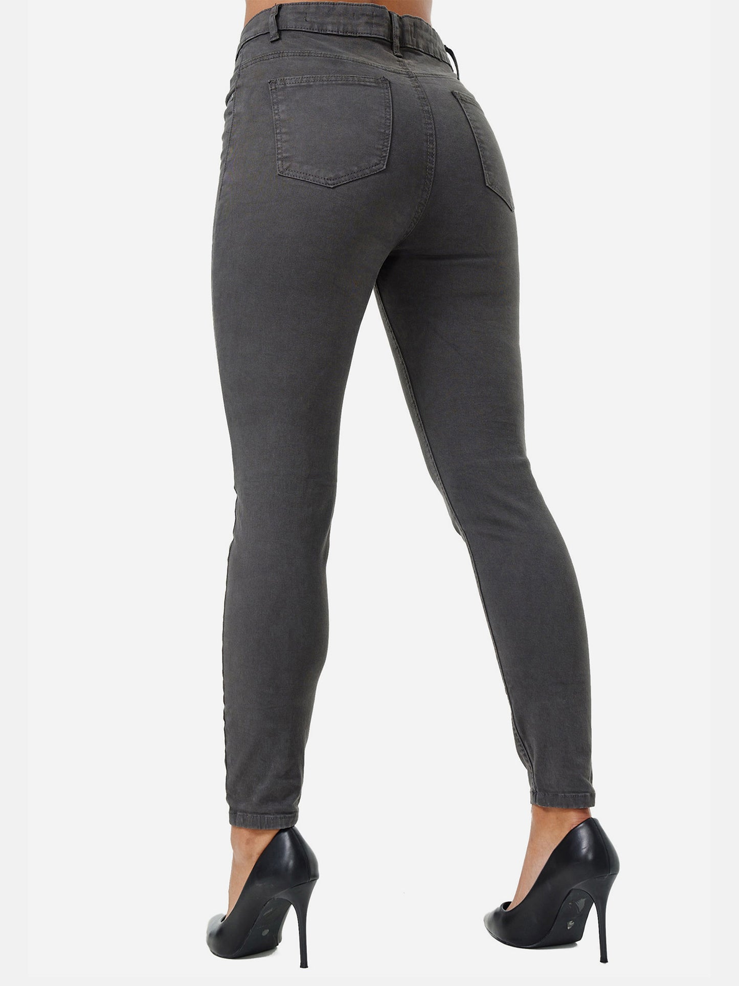 Jean skinny taille haute pour femme Tazzio F133