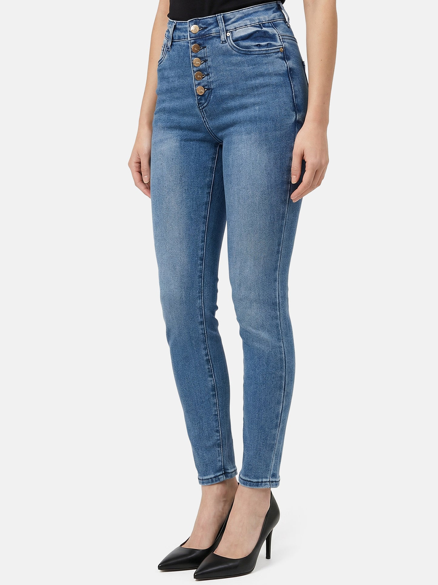 Tazzio Damen Skinny Fit Jeans F136