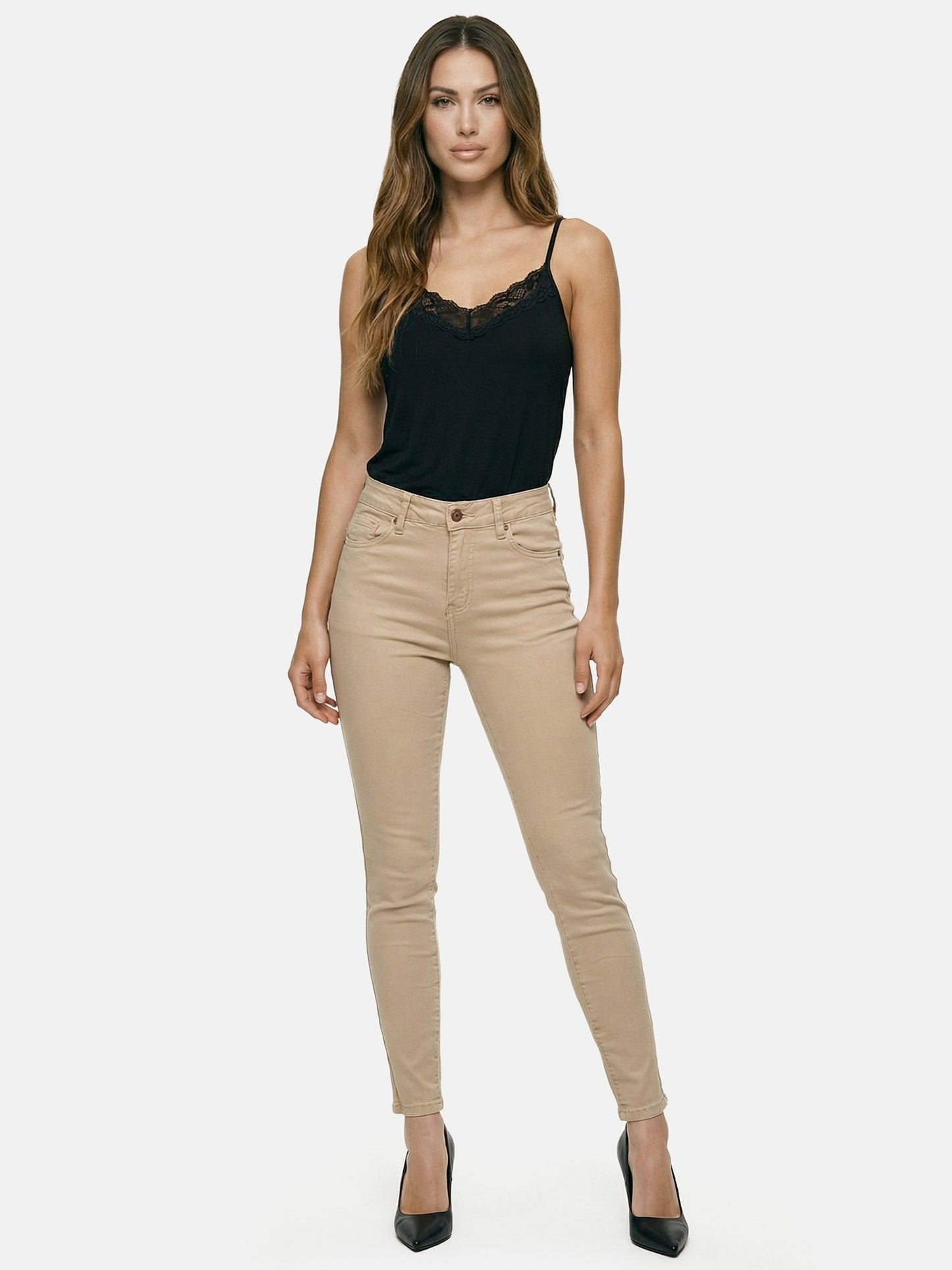 Tazzio Damen Skinny Fit Jeans F138
