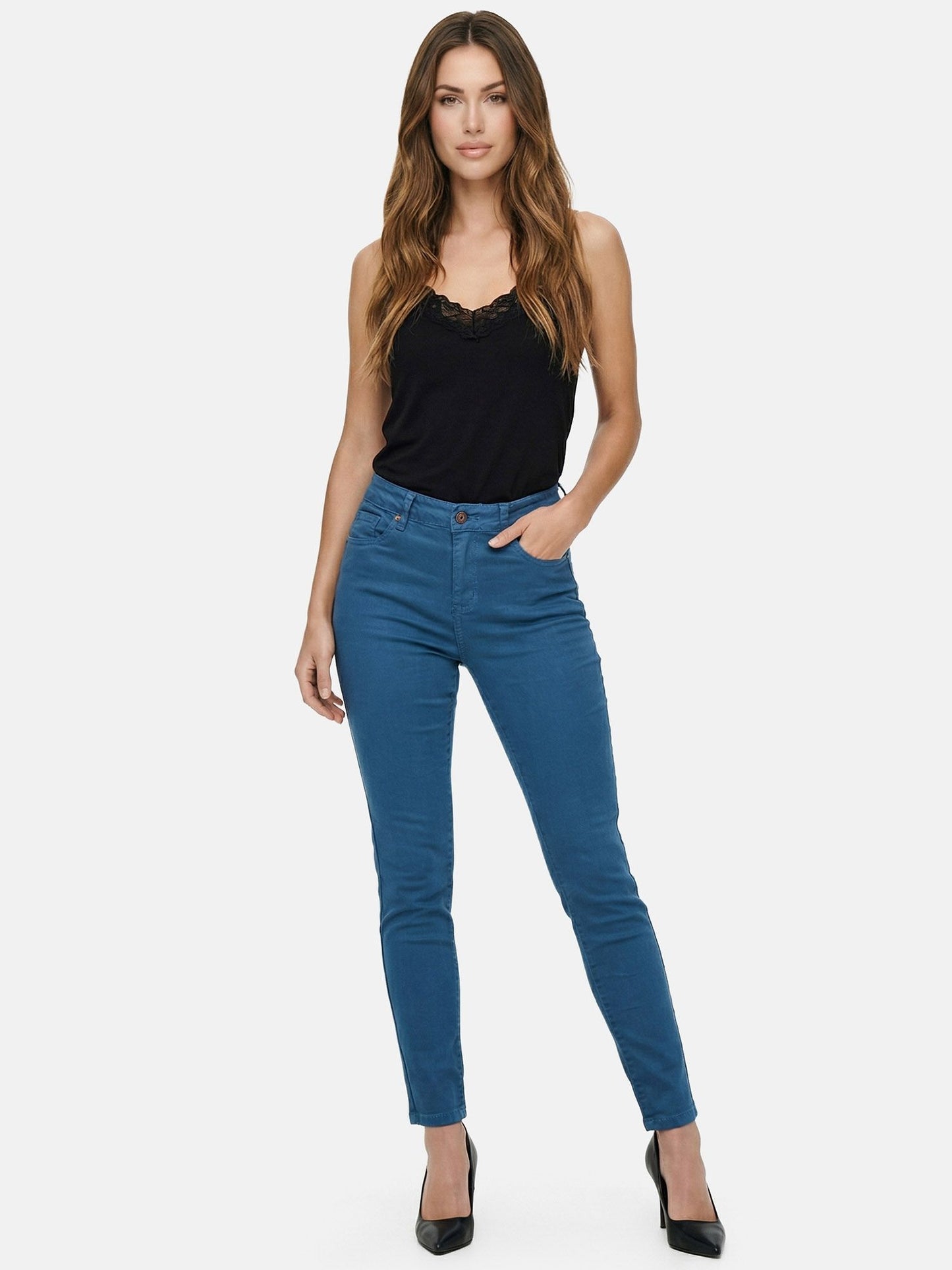 Tazzio Damen Skinny Fit Jeans F138