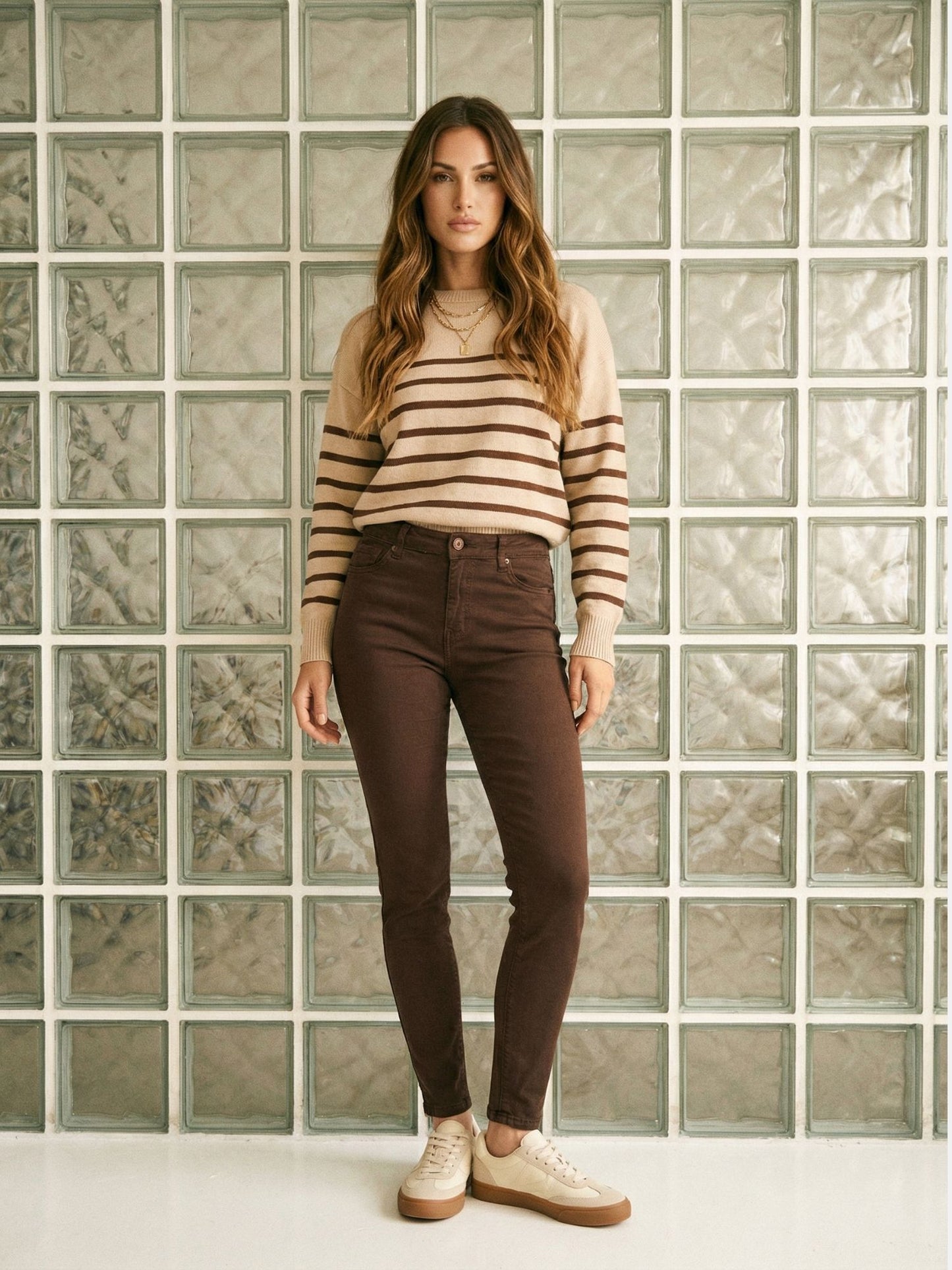 Tazzio Damen Skinny Fit Jeans F138