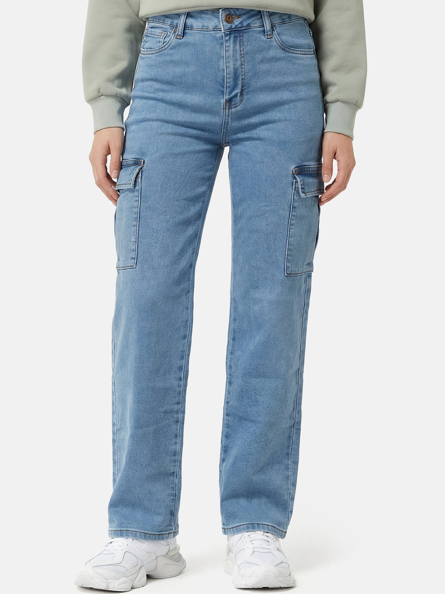 Tazzio Damen Cargo Jeans Regular Fit F143