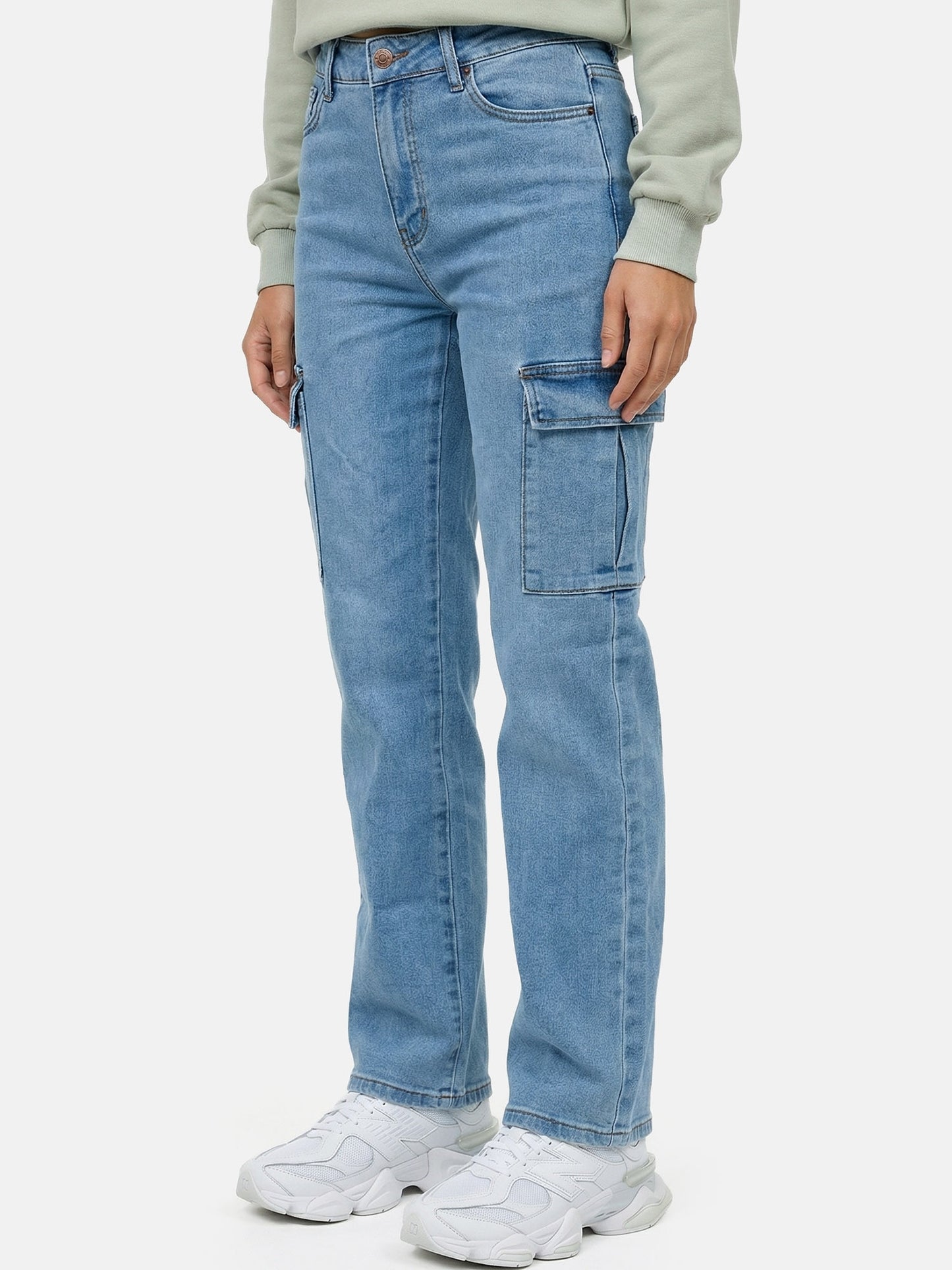 Tazzio Damen Cargo Jeans Regular Fit F143