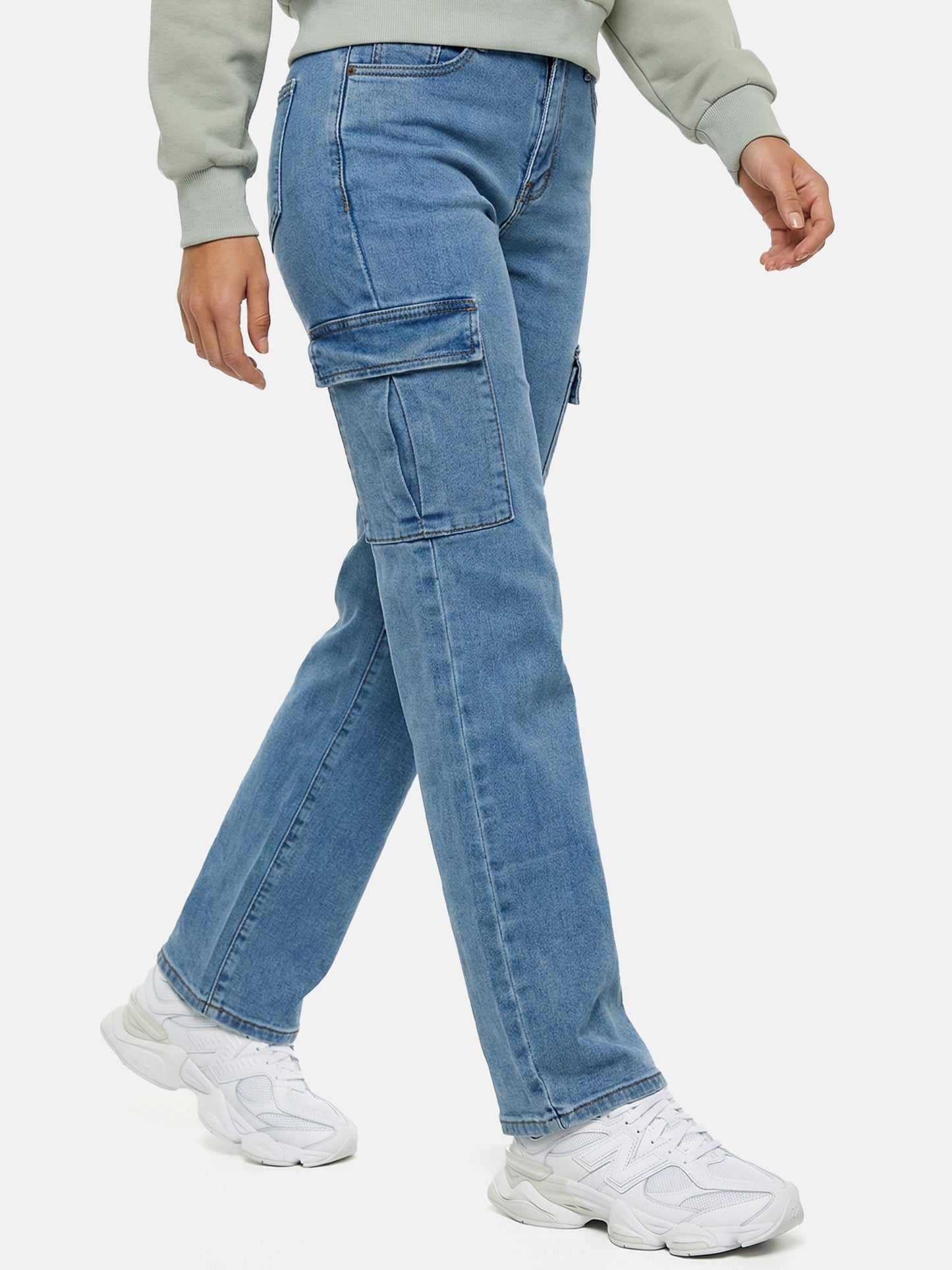 Tazzio Damen Cargo Jeans Regular Fit F143