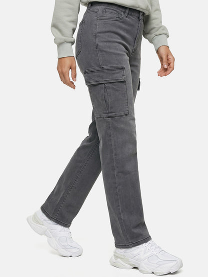 Tazzio Damen Cargo Jeans Regular Fit F143