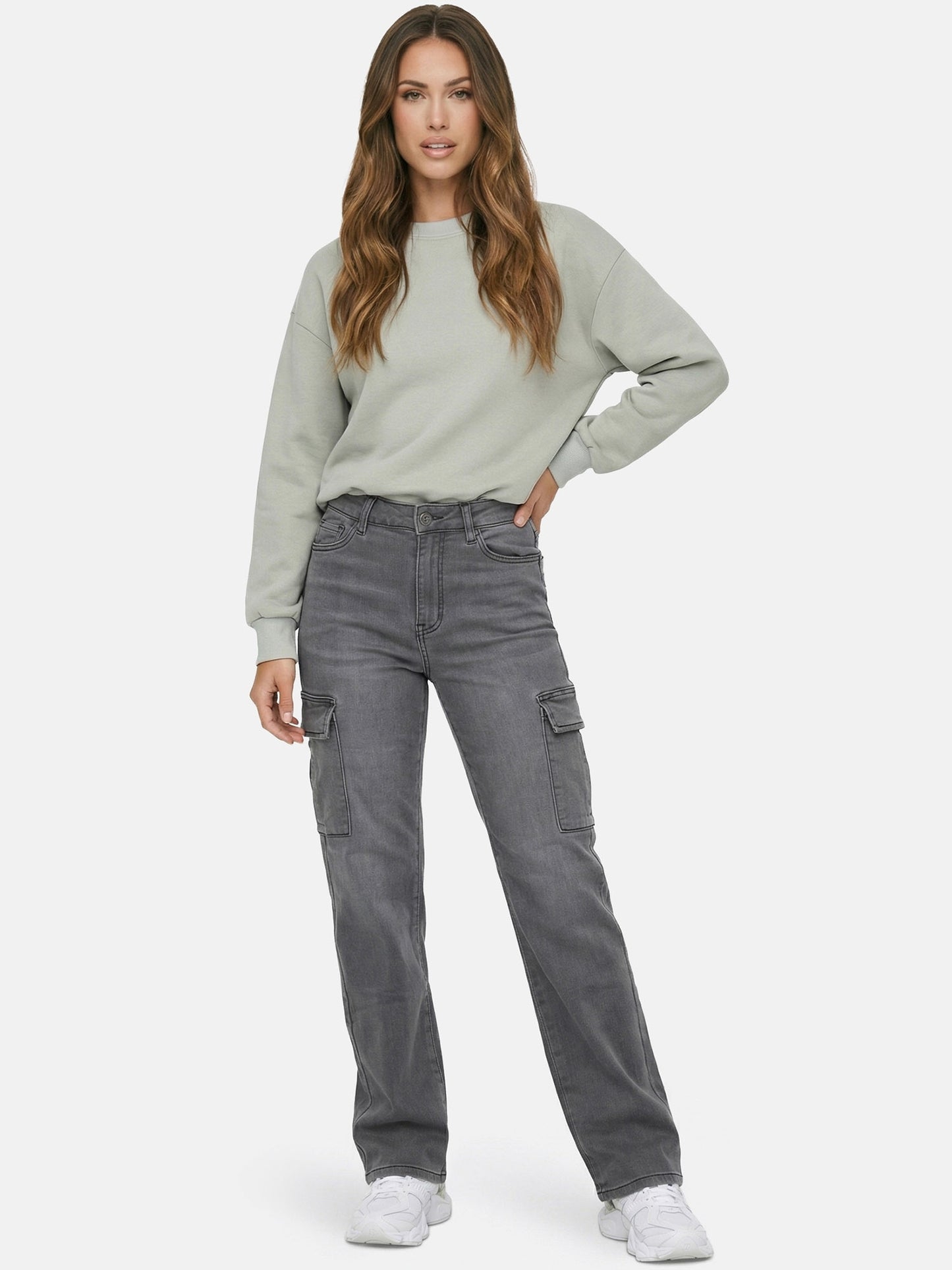 Tazzio Damen Cargo Jeans Regular Fit F143