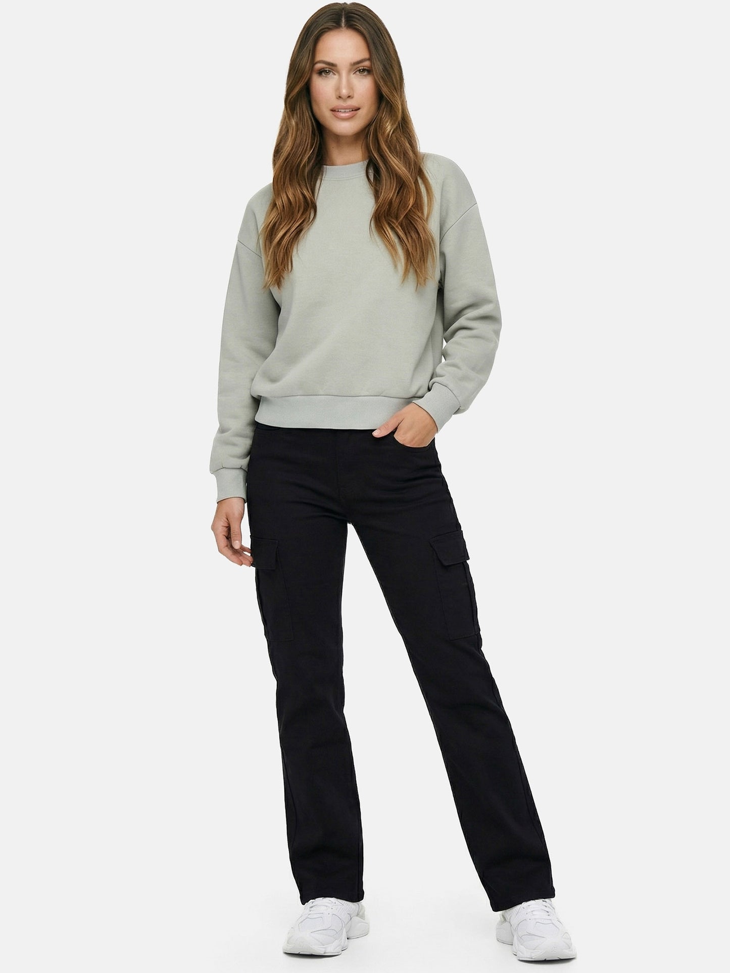Tazzio Damen Cargo Jeans Regular Fit F143