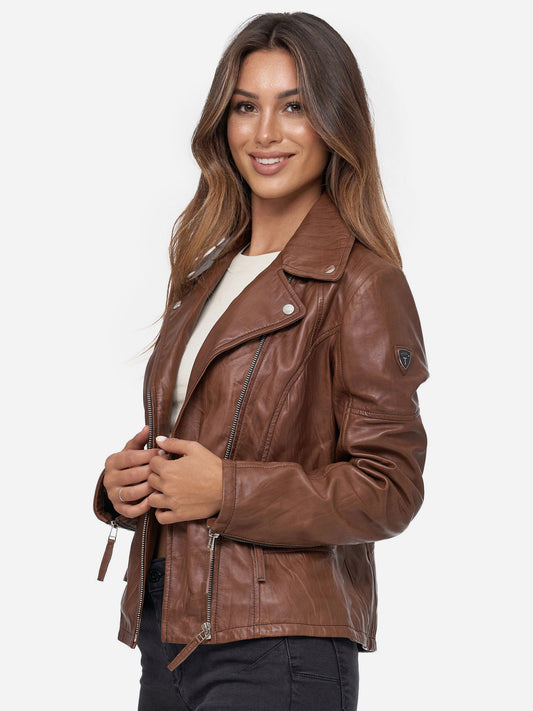 Tazzio Damen Lederjacke F501