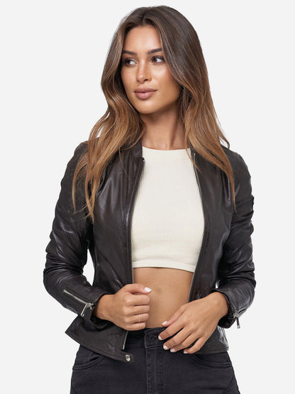 Tazzio Damen Lederjacke F502