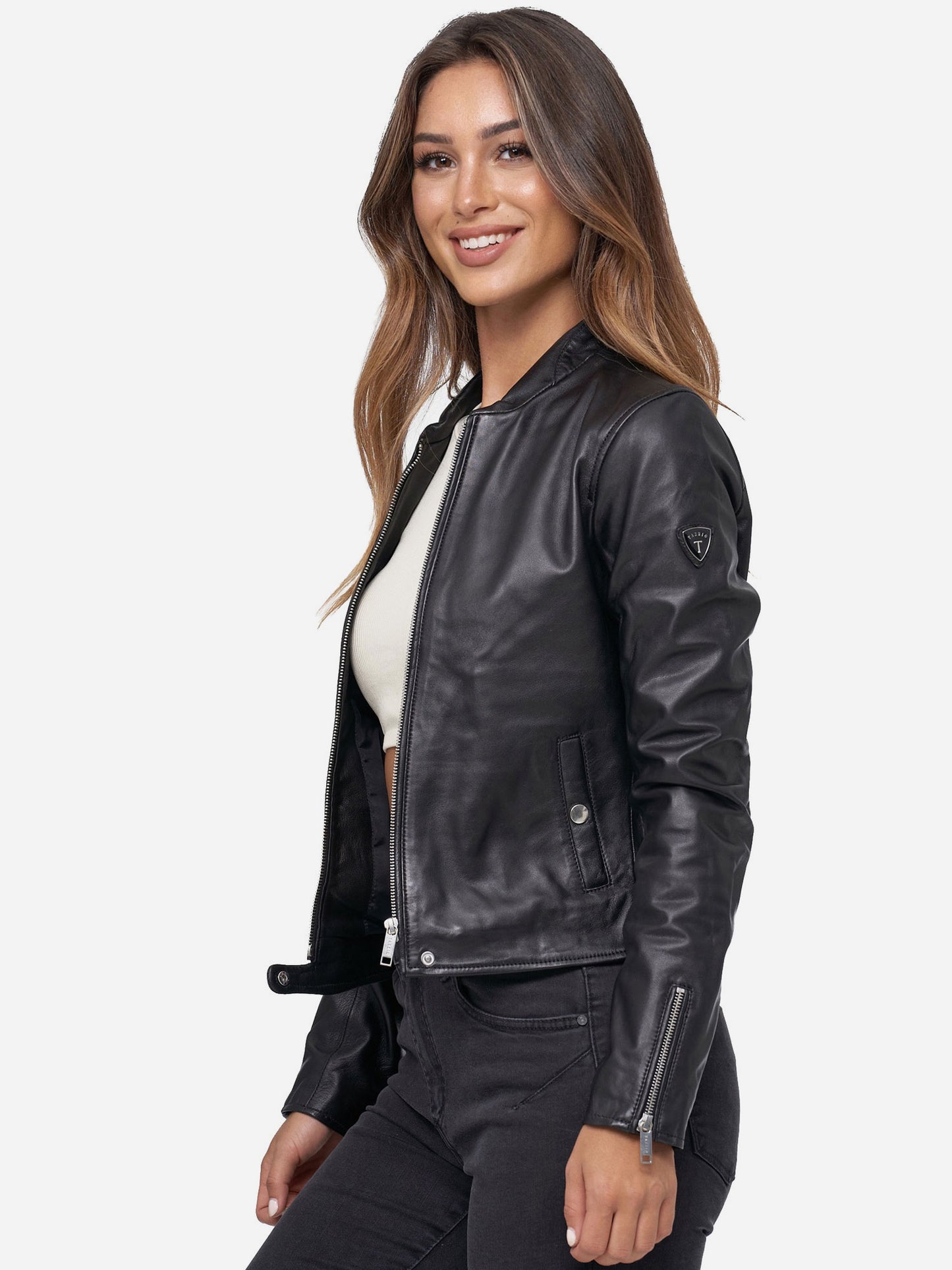 Tazzio Damen Lederjacke F502