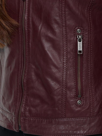 Tazzio Damen Lederjacke F503