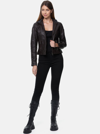 Tazzio Damen Lederjacke F503