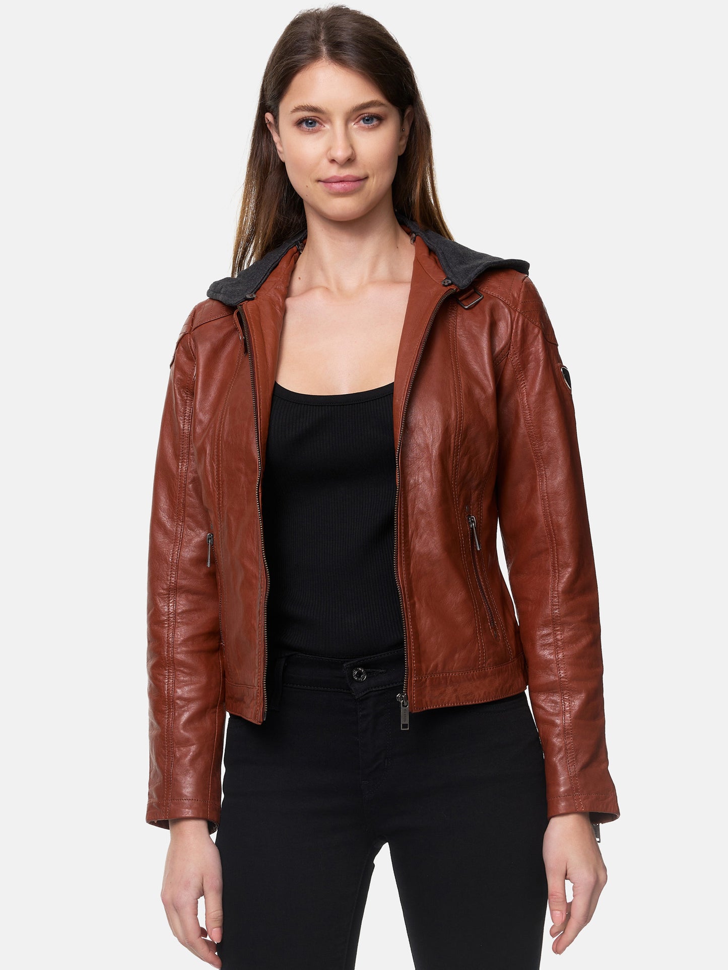 Tazzio Damen Lederjacke F503