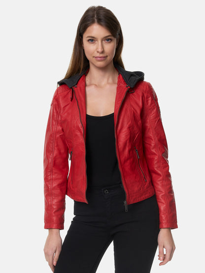 Tazzio Damen Lederjacke F503