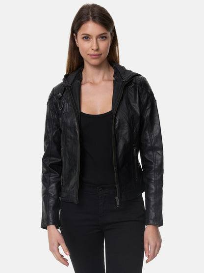 Tazzio Damen Lederjacke F503