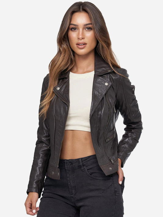 Tazzio Damen Lederjacke F504
