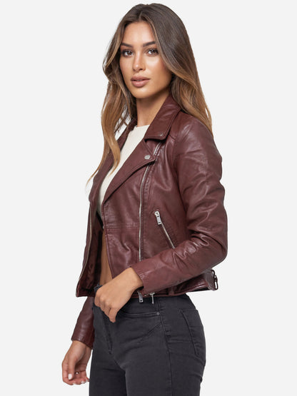 Tazzio Damen Lederjacke F507