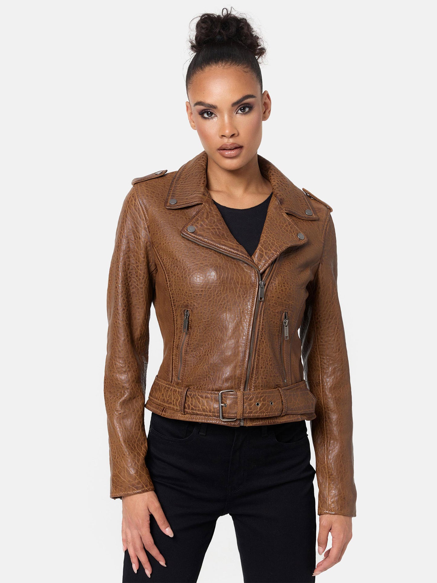 Tazzio Damen Lederjacke F508
