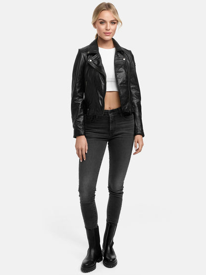 Tazzio Damen Lederjacke F509