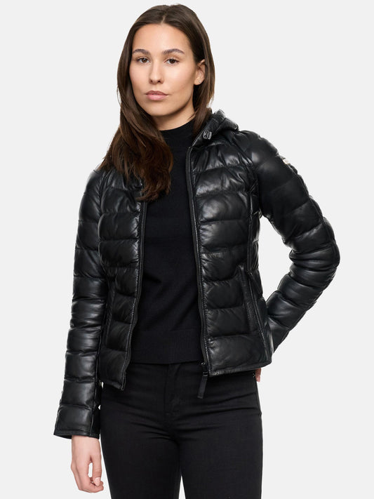 Tazzio Damen Stepplederjacke F510