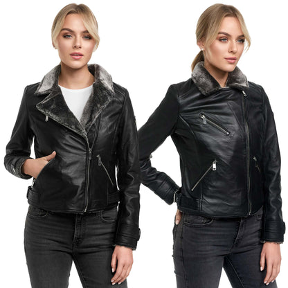 Tazzio Damen Lederjacke F511
