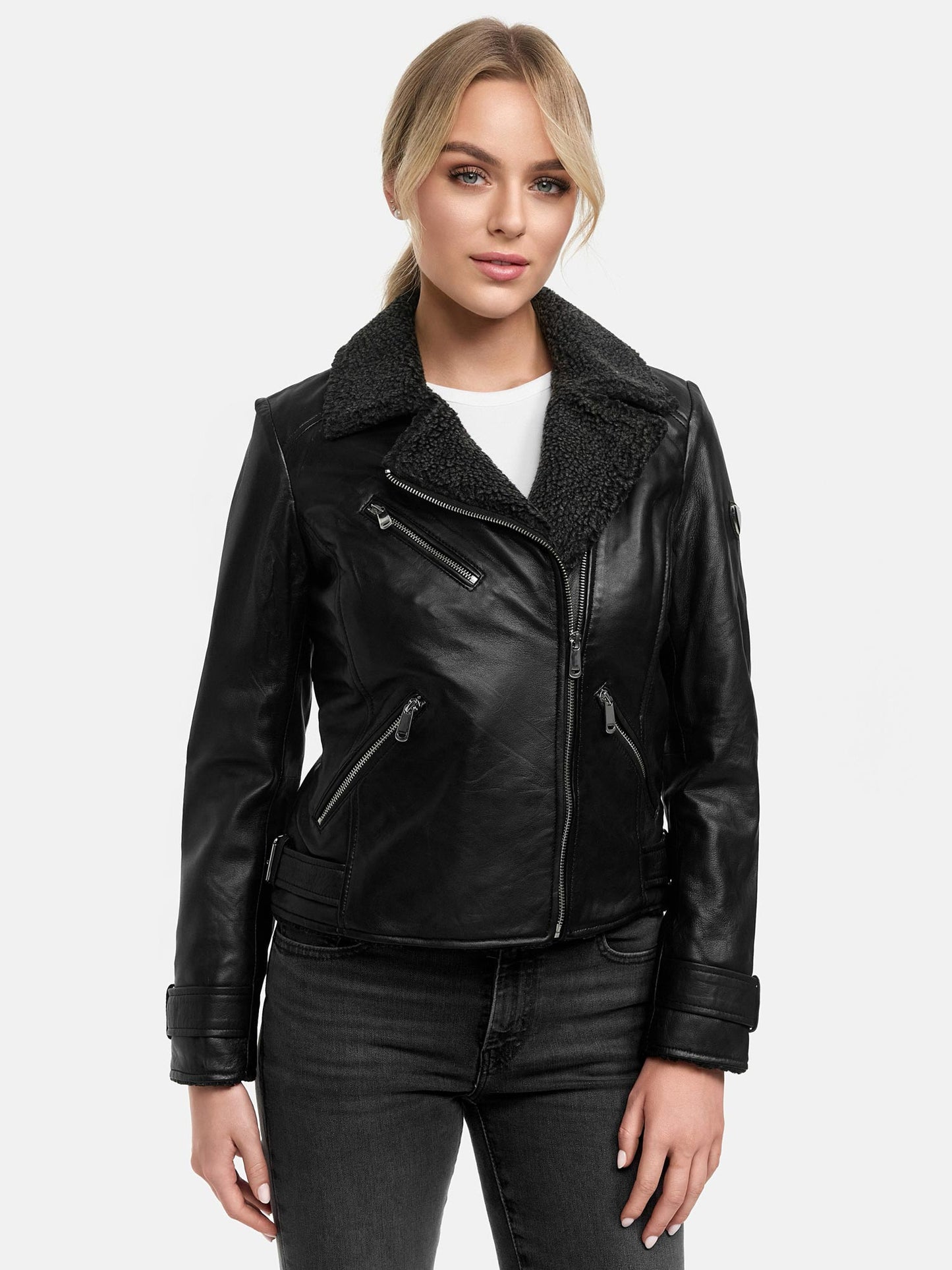 Tazzio Damen Lederjacke F512