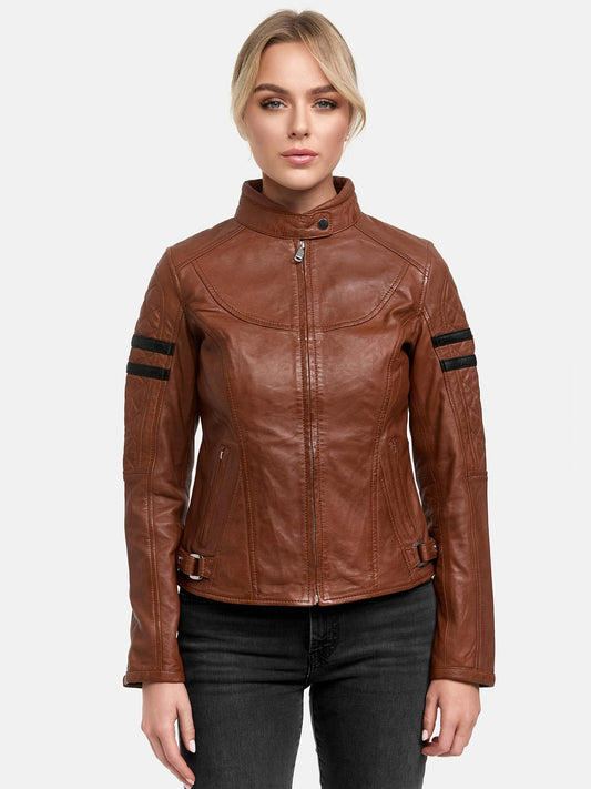 Tazzio Damen Lederjacke F513