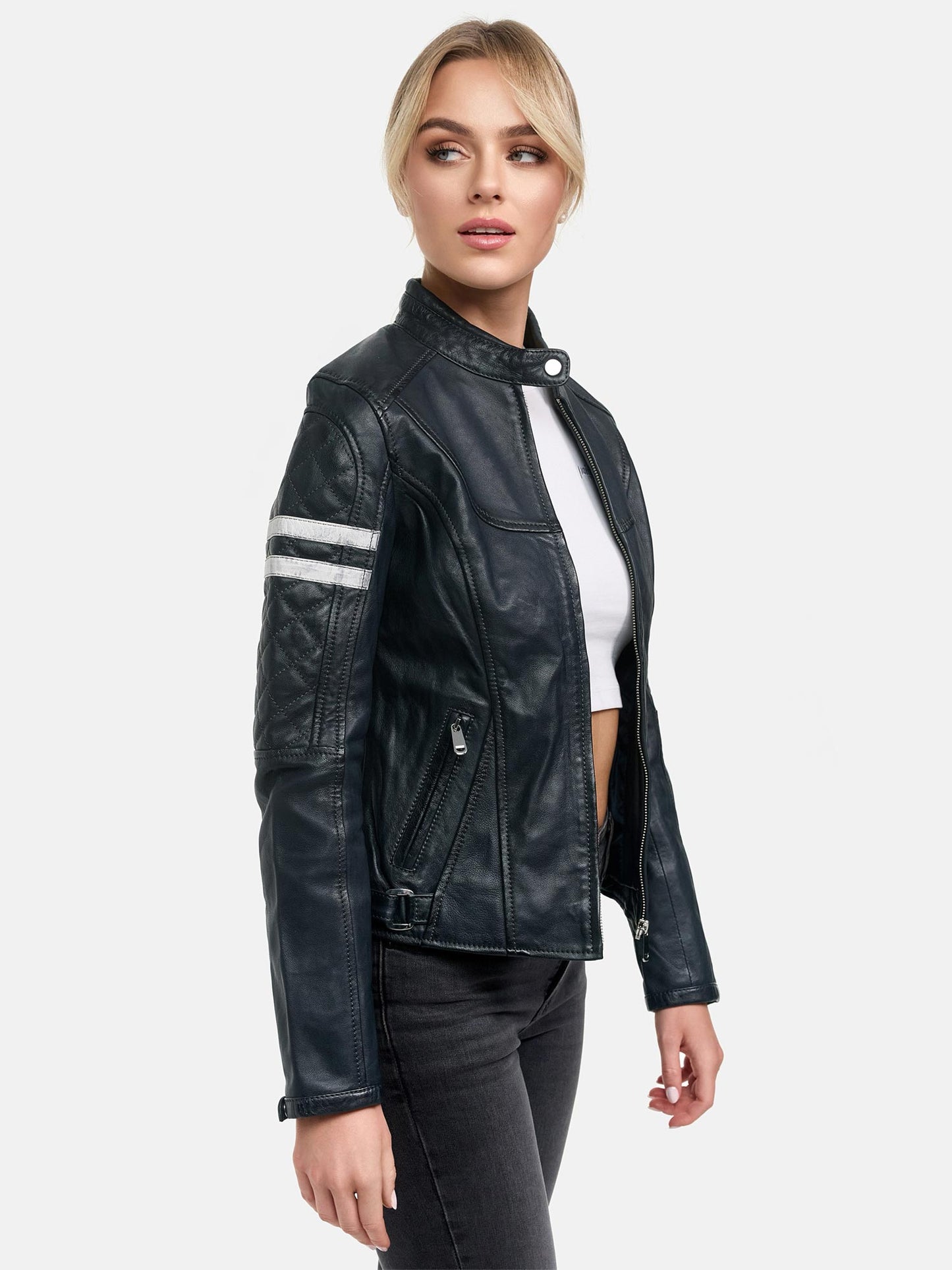 Tazzio Damen Lederjacke F513