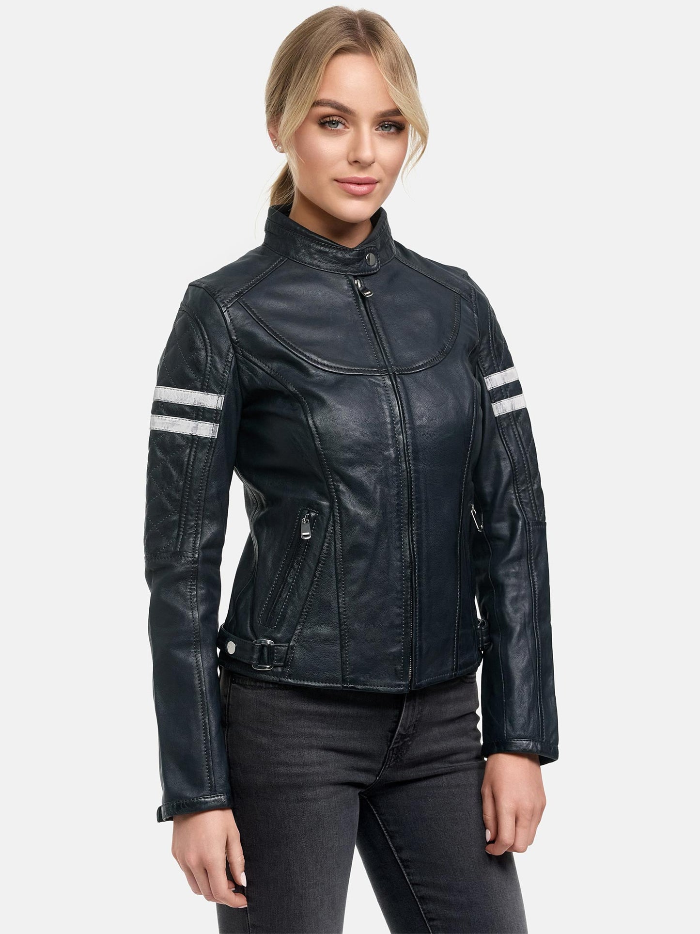 Tazzio Damen Lederjacke F513