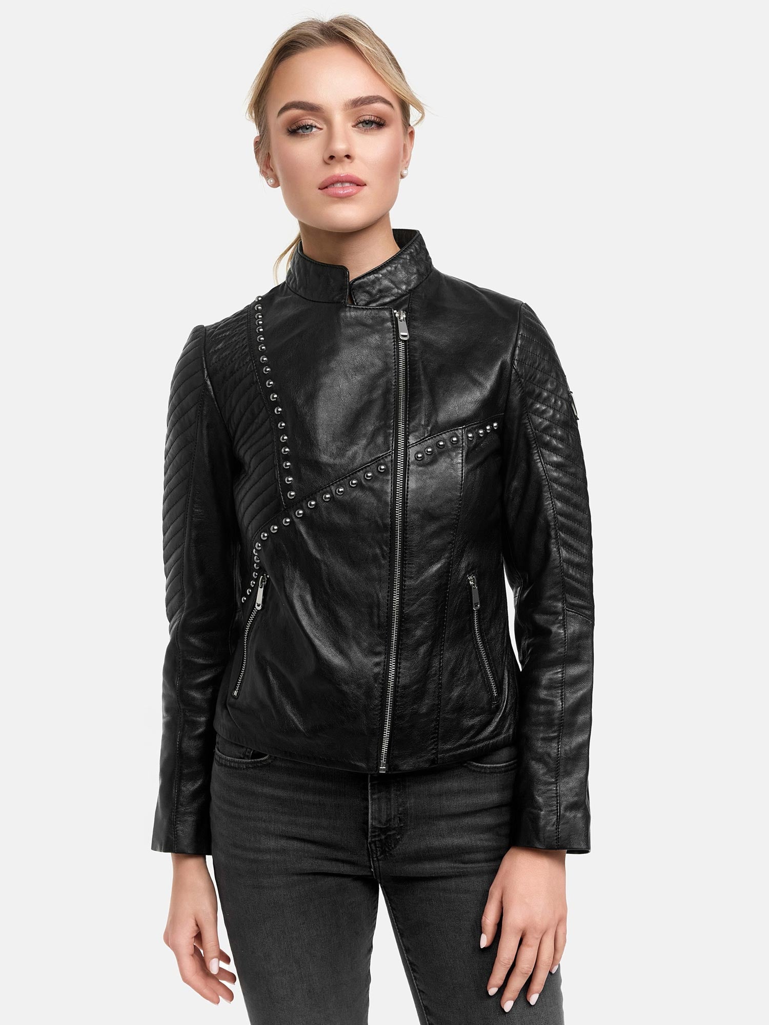 Tazzio Damen Lederjacke F514