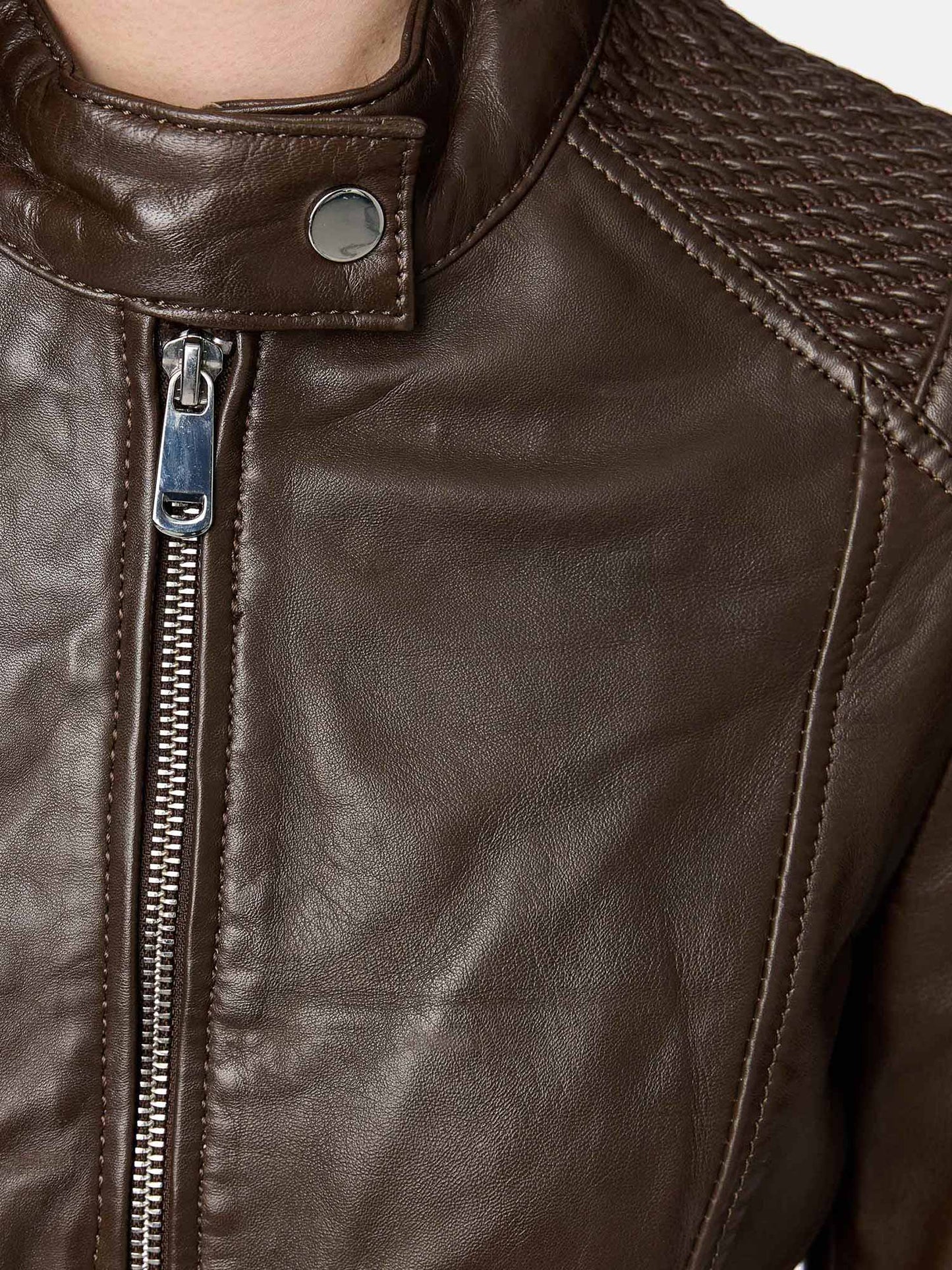 Veste en cuir pour femme Tazzio F520