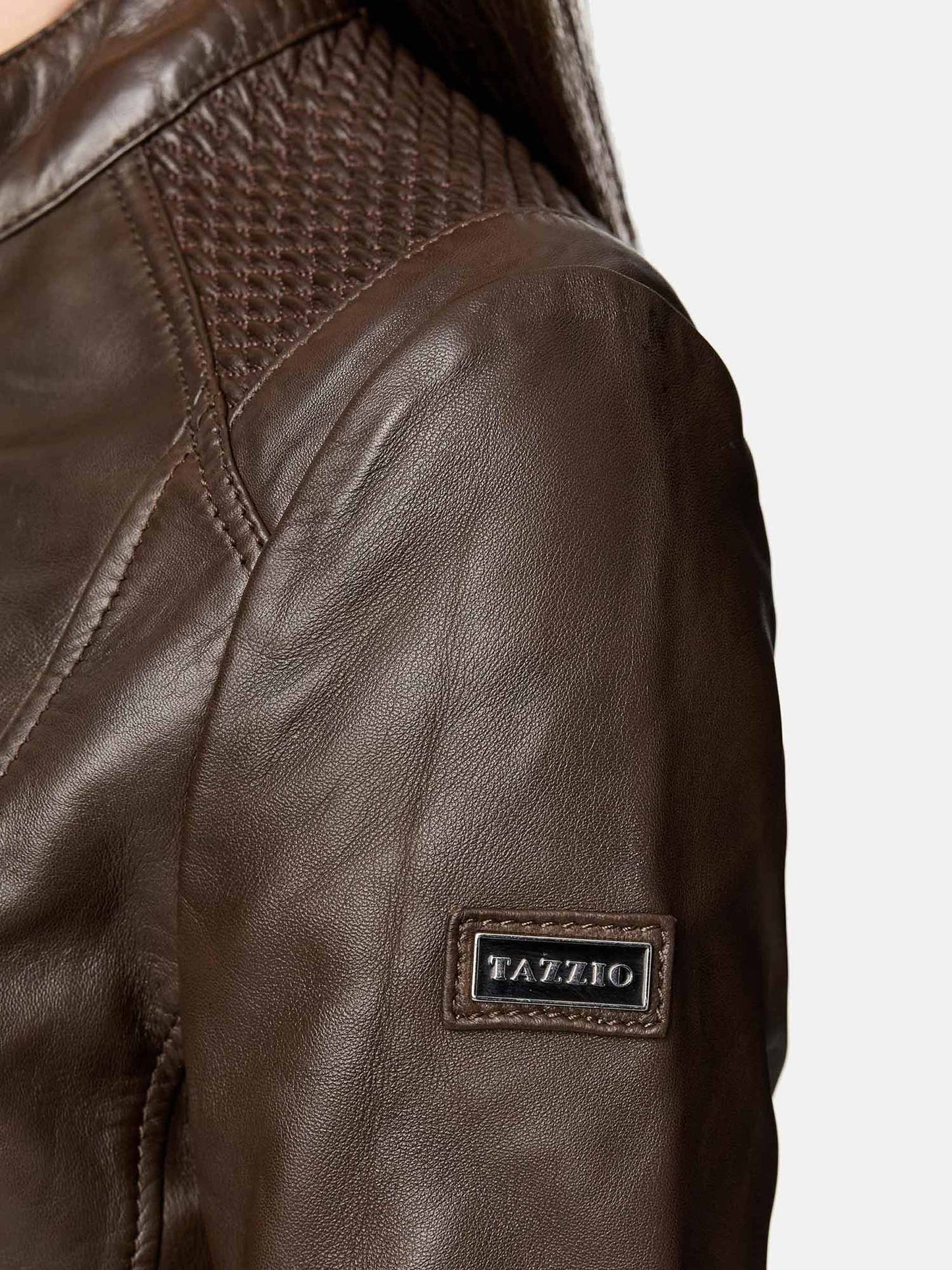 Veste en cuir pour femme Tazzio F520