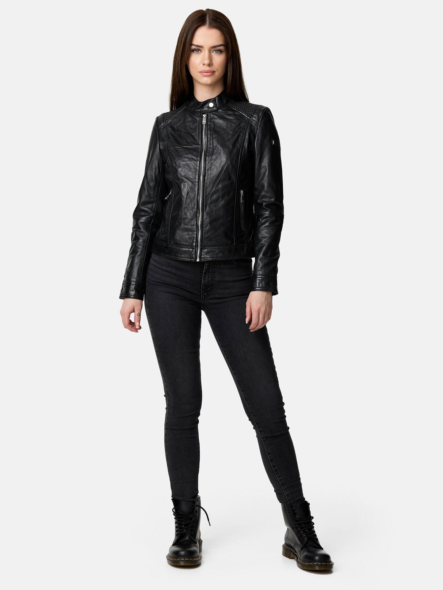 Veste en cuir pour femme Tazzio F520
