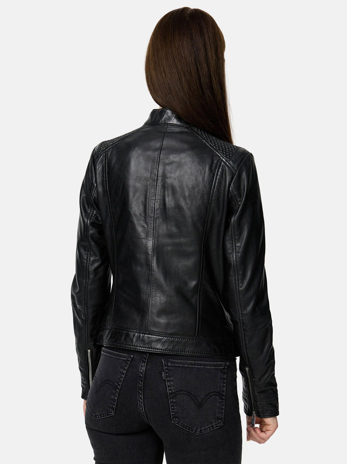 Veste en cuir pour femme Tazzio F520