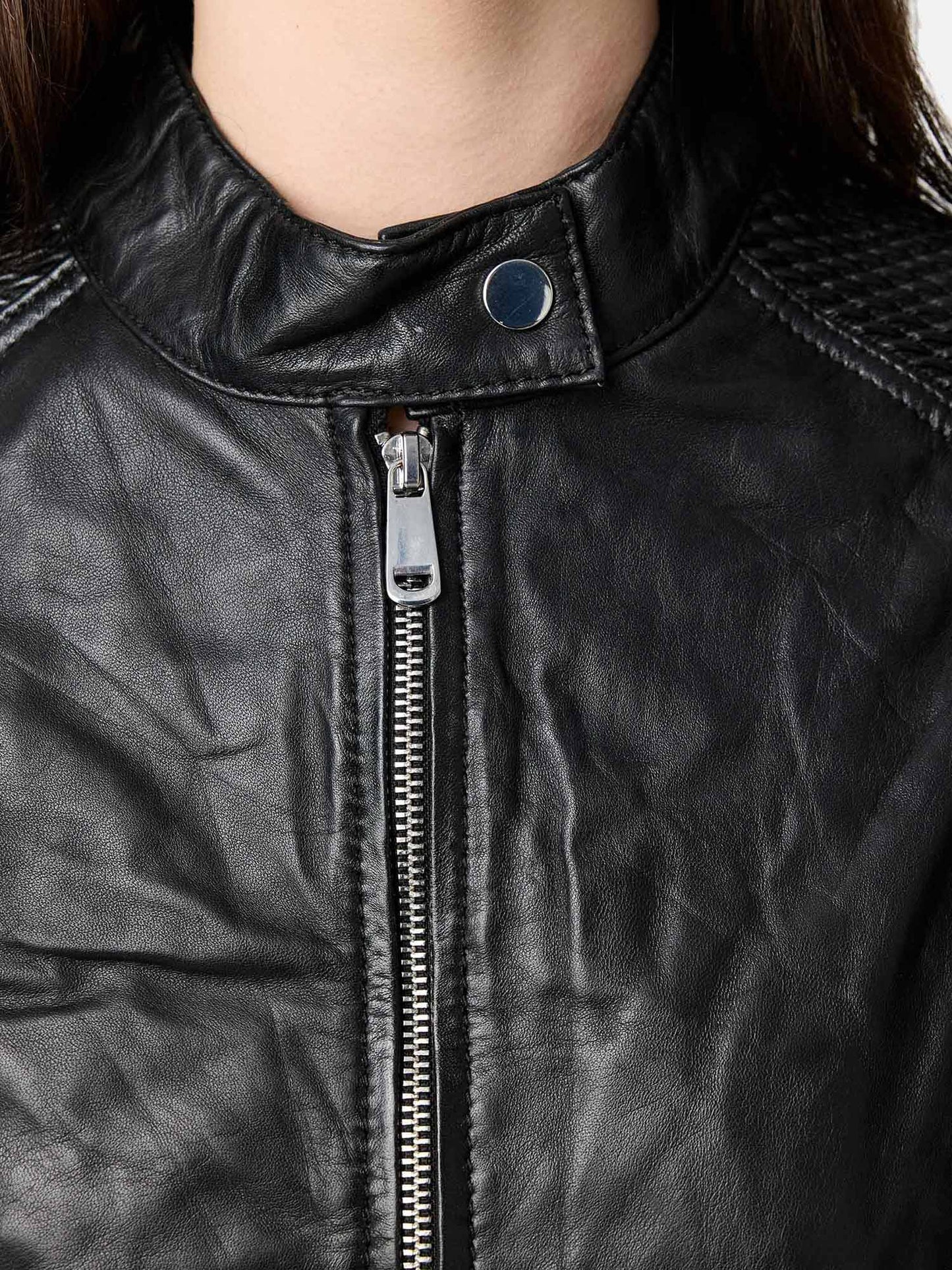 Veste en cuir pour femme Tazzio F520