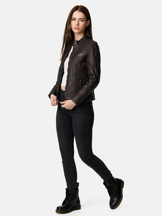 Tazzio Damen Lederjacke F522