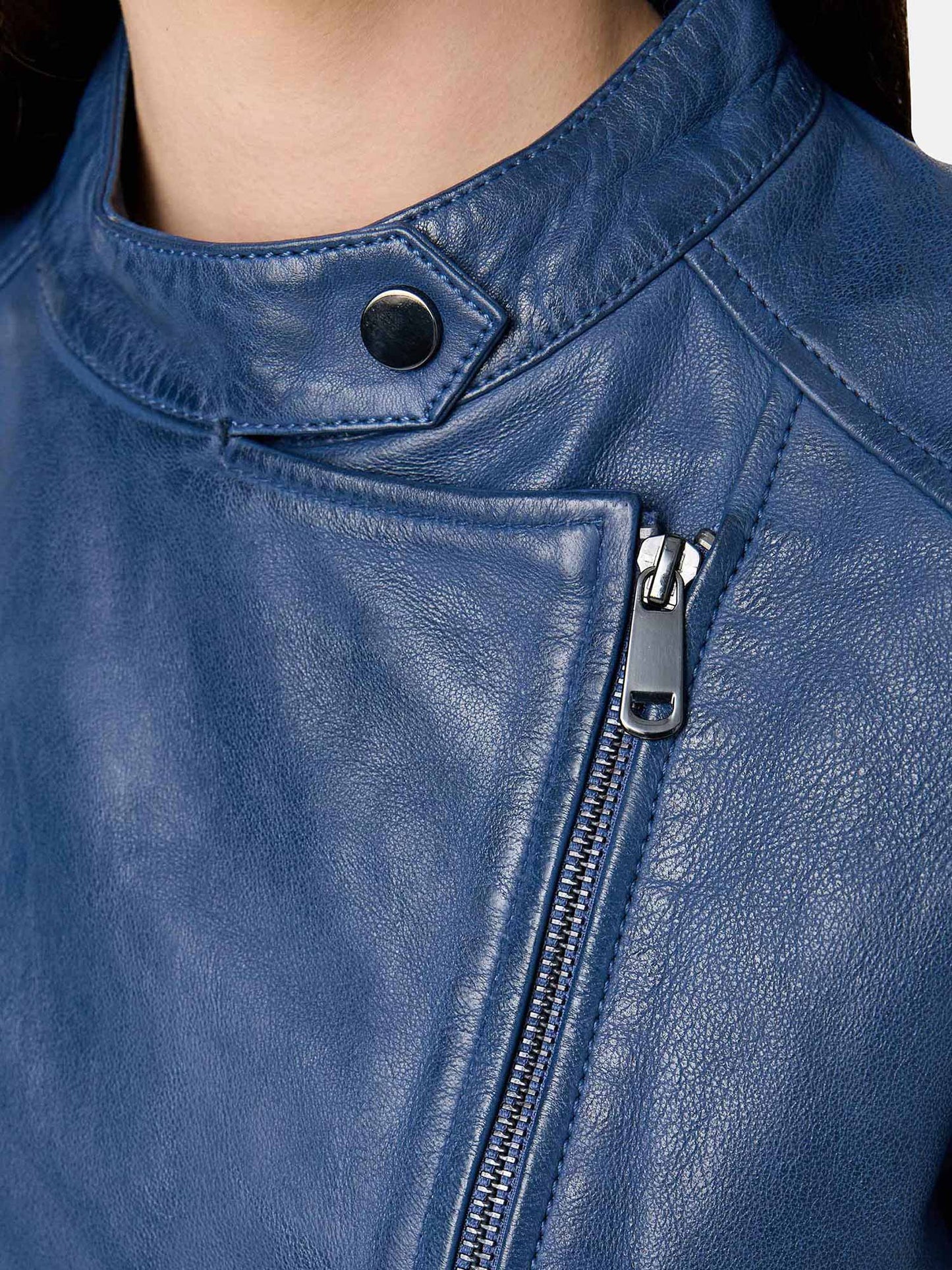 Veste en cuir pour femme Tazzio F523