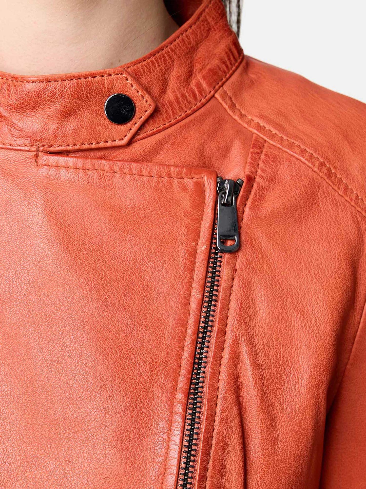 Veste en cuir pour femme Tazzio F523