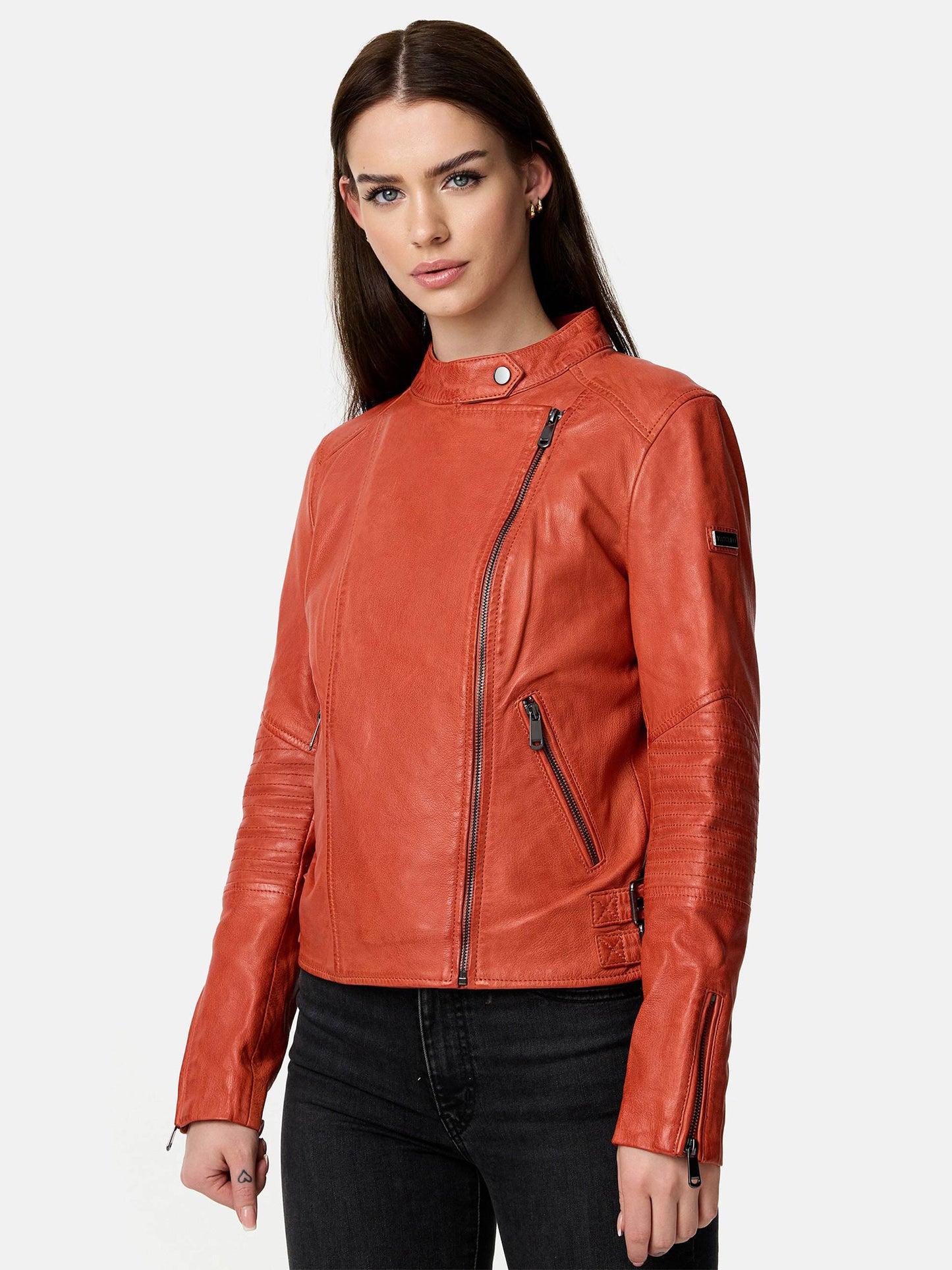 Veste en cuir pour femme Tazzio F523