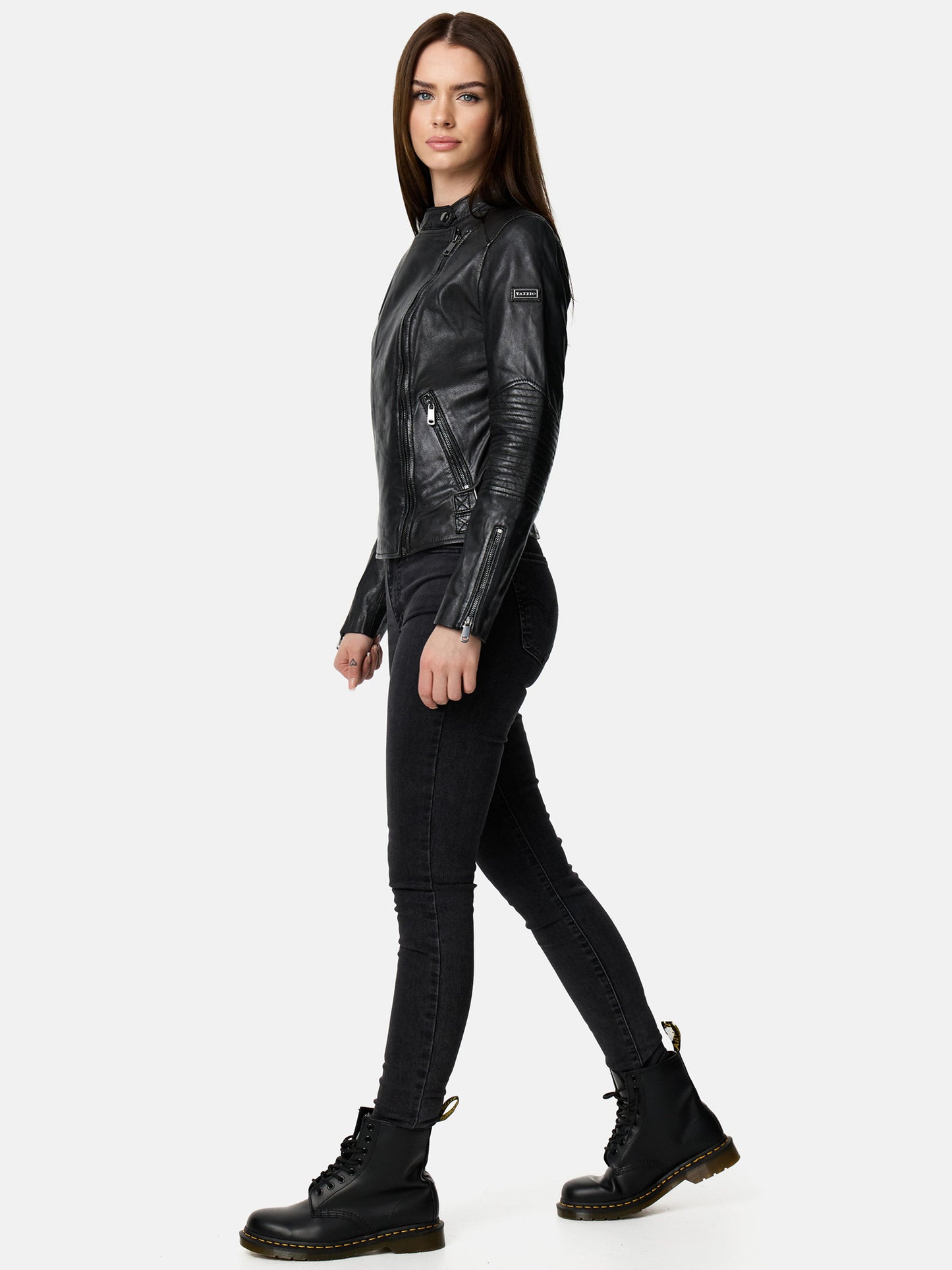 Veste en cuir pour femme Tazzio F523