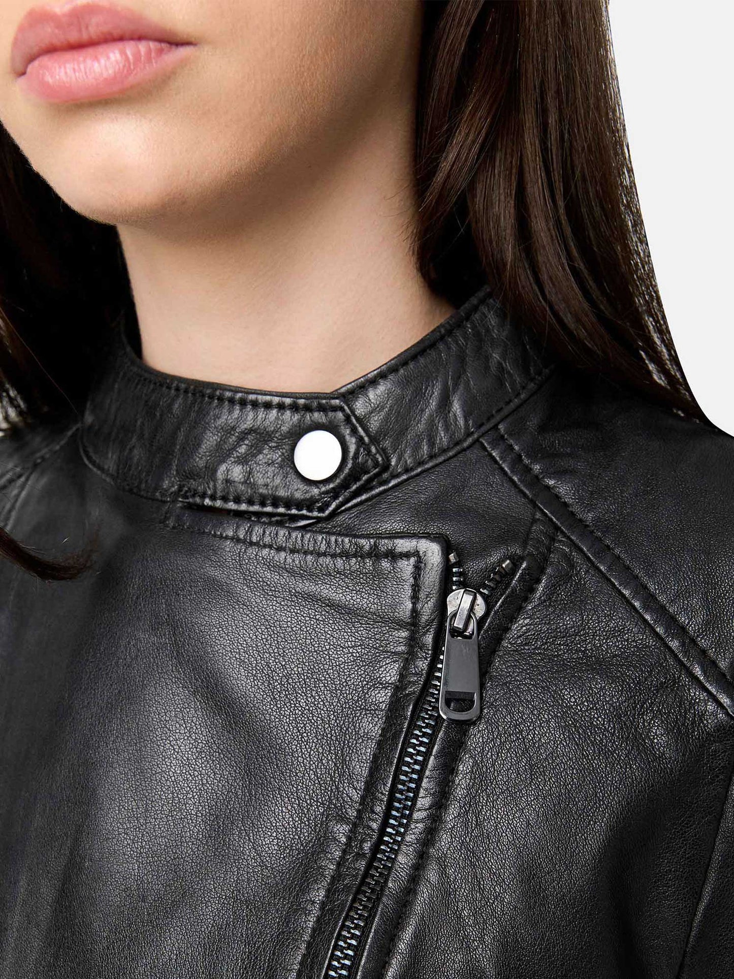 Veste en cuir pour femme Tazzio F523