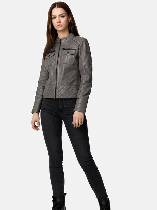 Tazzio Damen Lederjacke F524