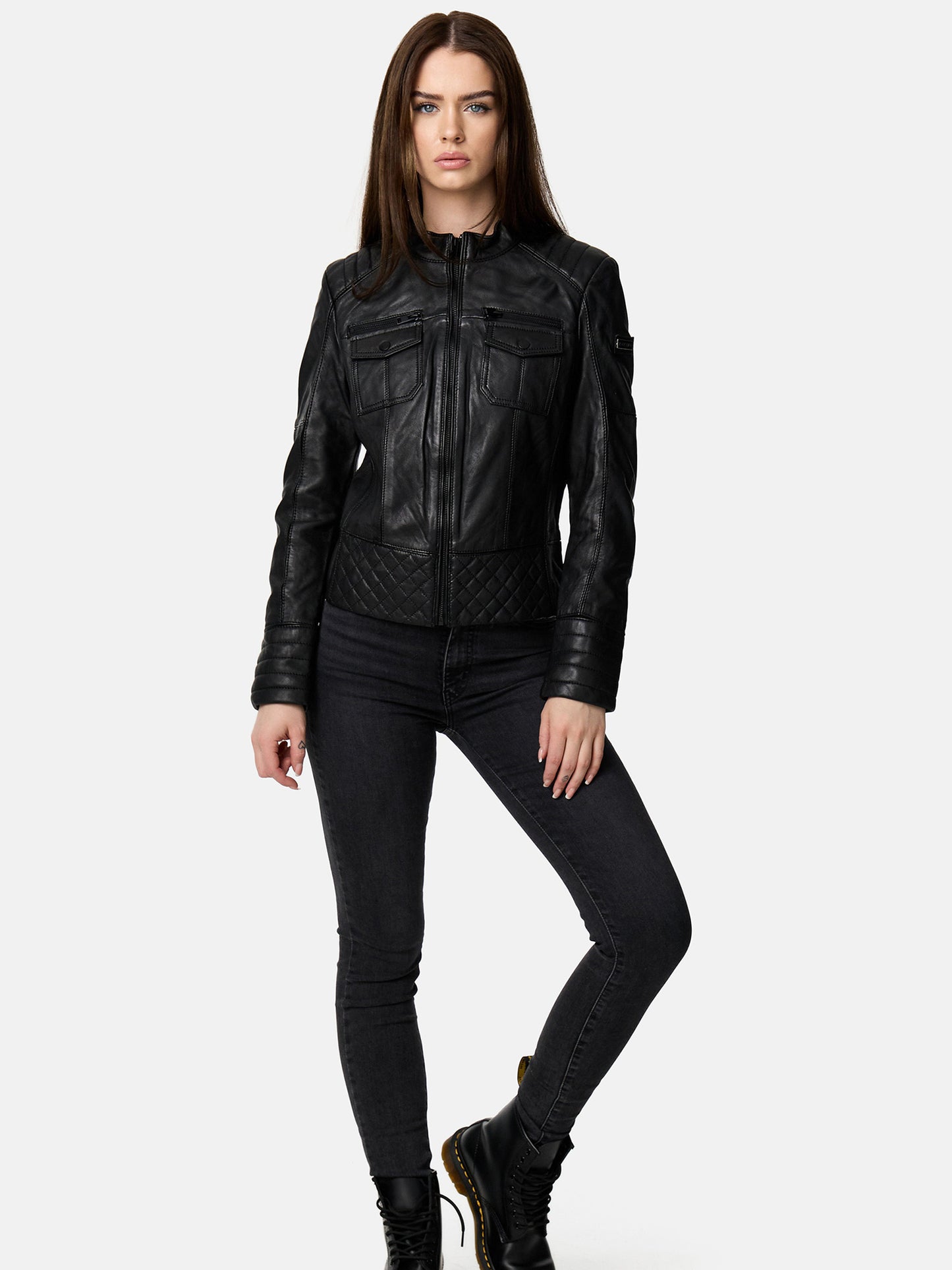 Tazzio Damen Lederjacke F524