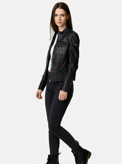 Tazzio Damen Lederjacke F524