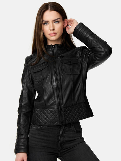 Tazzio Damen Lederjacke F524