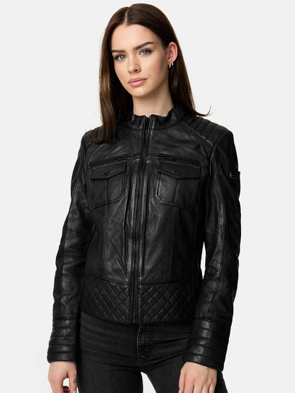 Tazzio Damen Lederjacke F524